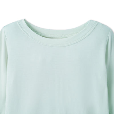 Mint Long Sleeve Bamboo Pajama Set