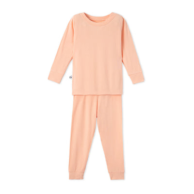 Peach Fuzz Long Sleeve Bamboo Pajama Set