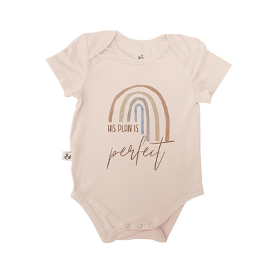 'His plan is perfect' Bodysuit | Christian Baby Onesie - SwaddleAn - 