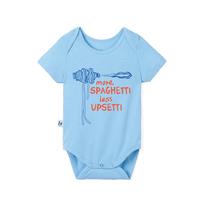 More Spaghetti Less Upsetti Bamboo Baby Bodysuit