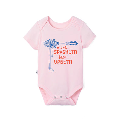 More Spaghetti Less Upsetti Bamboo Baby Bodysuit