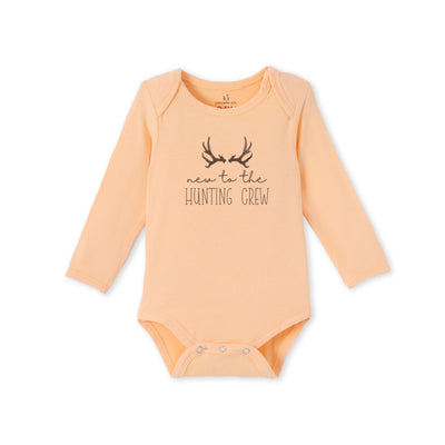 New To The Hunting Crew Embroidered Bamboo Bodysuit