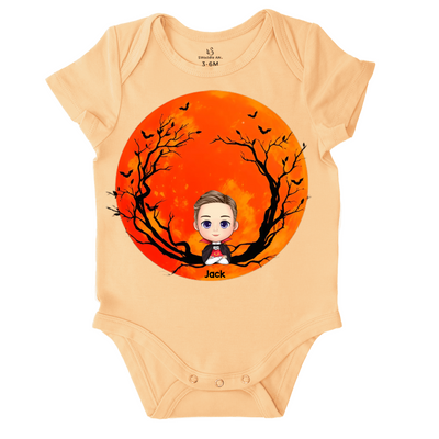 Personalized Halloween Bodysuit | Custom Baby Cartoon