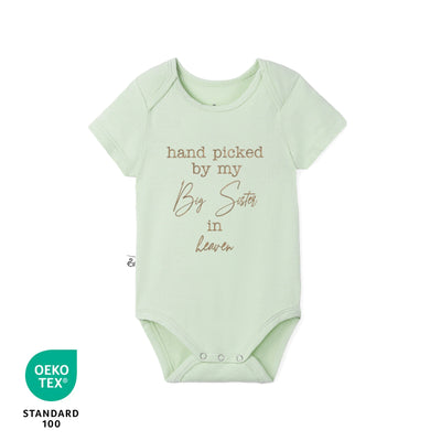 Hand Picked By My Big Sister In Heaven Bamboo Onesie