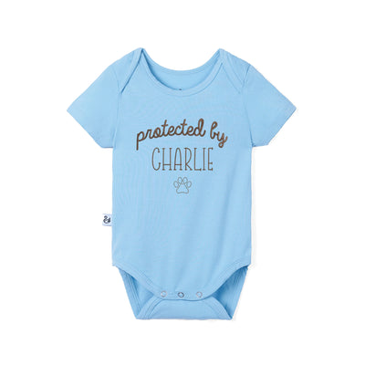 Custom Name Protected By Bamboo Bodysuit