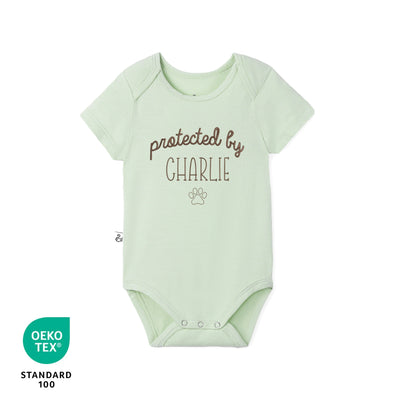 Custom Name Protected By Bamboo Bodysuit