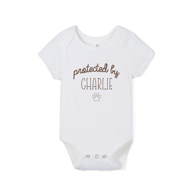Custom Name Protected By Bamboo Bodysuit