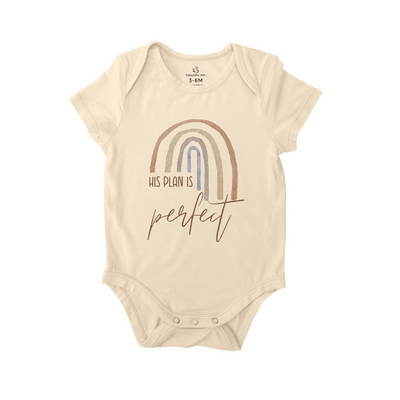 'His plan is perfect' Bodysuit | Christian Baby Onesie - SwaddleAn - 