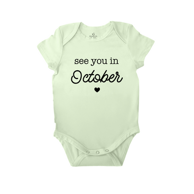 'See You in October' Bodysuit | The Sweetest Announcement