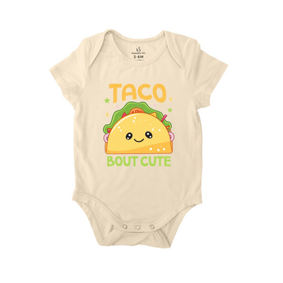 'Taco bout cute' Bodysuit | Taco Onesie, Mexician Baby Shower Gift SwaddleAn