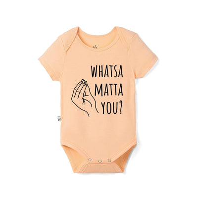 Whatsa matta with you Italian Funny Baby Bamboo Onesie
