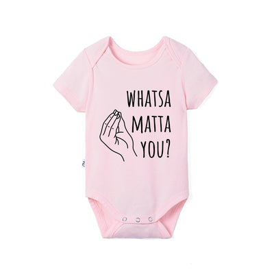 Whatsa matta with you Italian Funny Baby Bamboo Onesie