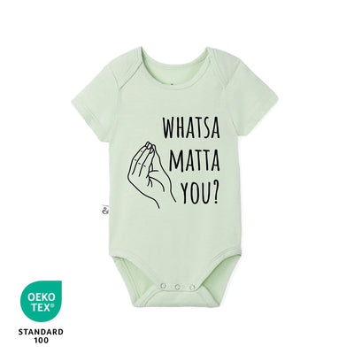 Whatsa matta with you Italian Funny Baby Bamboo Onesie