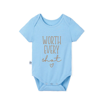 Worth Every Shot Baby Bamboo Onesie